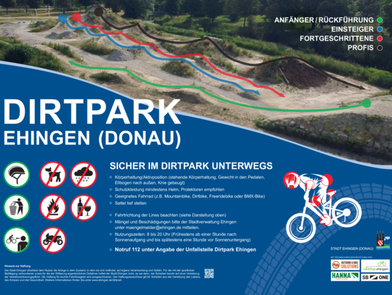 Infotafel Dirtpark